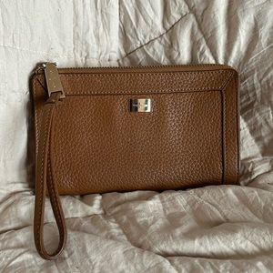 Brown Colehaan wristlet